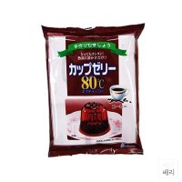 일본 Kantenpapa Cup Jelly Coffee 칸텐파파 컵 젤리 커피 푸딩 믹스 100g 10개