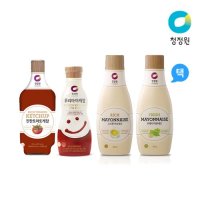 청정원 케찹 2종(우리아이/진한)+마요네즈 2종(고소한/프레시) 골라담기