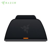 Razer PlayStation 5 용 고속 충전 스탠드  곡선 크래들 디자인  PS5 DualSense 무선 컨트롤러와 일치