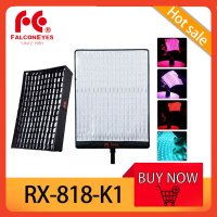 팔콘 눈 RX-818-K1 LED 플렉스 빛 280pcs LED RGBw 2800-1000k HSI 100w Protable Vide 램프 Softbox그리드케이스