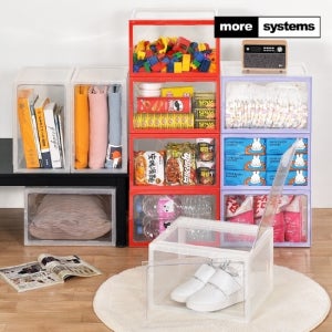 투도어 DIY 조립식 수납함 4개 플라스틱 서랍장 수납장 정리함