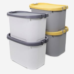 대용량 커브 리빙박스 70L 4P