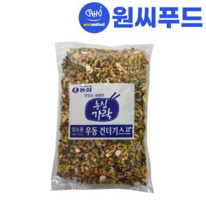 농심 원씨푸드 농심 가락 우동 건더기스프 500g 고명 후레이크 덴까스
