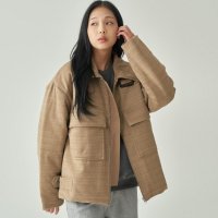 사라나기 HS MIX JACKET_BEIGE