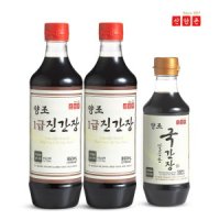 신앙촌 양조간장 장아찌 맛간장 5호 1급진간장860mL 2 국간장500mL 1