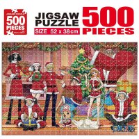 원피스 직소퍼즐 500pcs 크리스마스 캐릭터