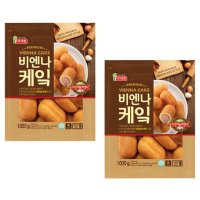 롯데푸드 롯데웰푸드 롯데햄 비엔나케익 1kg x 2봉 간식 핫도그