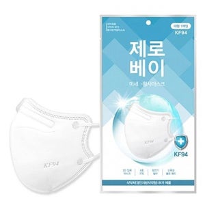 KF94 제로베이 마스크 새부리형 중형 대형 블랙 30매