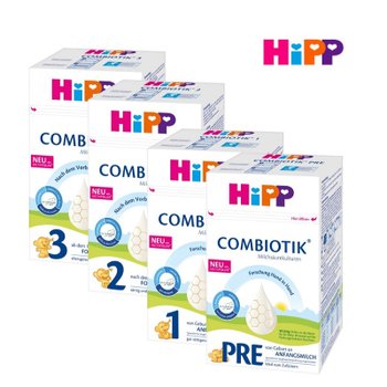 힙분유 2단계 콤비오틱 무전분 4개 독일내수용 분유직구 Hipp Follow-on milk 2 Combiotik without starch after the 6th