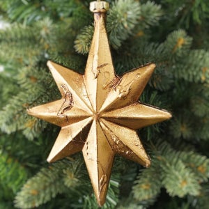 금박 별 15cm 36개 세트 크리스마스 트리 장식 오너먼트