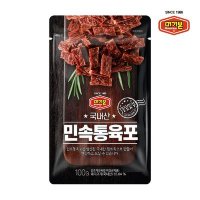 국내산 민속 통 육포 100g