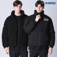 케이스위스 K-SWISS 시크 리버시블 덕다운 양털 후리스 패딩