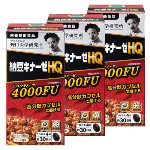 노구치 <b>나토키나제</b> <b>낫토키나제</b> 프리미엄 <b>4000FU</b> 120마리 3개세트