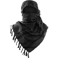 Luxns 밀리터리 쉬마그 전술 사막 스카프 100 면 Keffiyeh 스카프 랩 남성 여성용