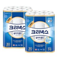 크리넥스 크리넥스 울트라클린 3겹 25m 30롤 X2팩