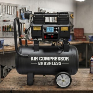 콜라보 콤프레샤 유선타입 KOLAVO DC662 2HP 2마력 저소음 오일리스 타입 콤프월드