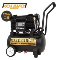 콜라보 콤프레샤 유선타입 KOLAVO 4HP 4마력 저소음 오일리스 중고압 12bar 타입 DC990X1