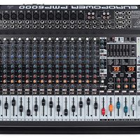 Behringer 파워 드 믹서 2 x 800W 20ch 고품질 마이크 앰프 그래픽EQ FBQ기능 FX탑재 PMP6000