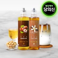 오버파워푸드 무설탕 저당 저칼로리 바닐라 헤이즐넛 시럽 520g 티바인 바닐라 라이트 시럽 520g