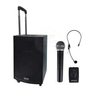 MS-317 블루투스 300W 충전식 캐리어형 이동식앰프 행사용 야외용