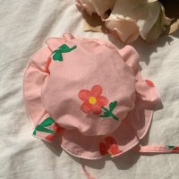 유어하루 spring breeze pajama bonnet (pink & yellow) 스프링 브리즈 파자마 보닛 [ 3차 입고 ]