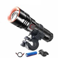 XHP70 LED MTB 충전식 로드 자전거 랜턴 전조등 전등