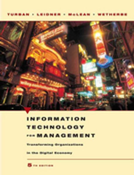 Information technology for management 없음