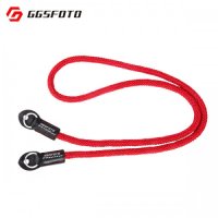 GGSFOTO 카메라 로프 스트랩 8mm 블랙-레드(rope)