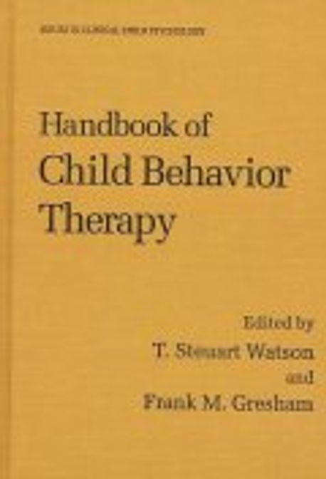 Handbook of child behavior therapy