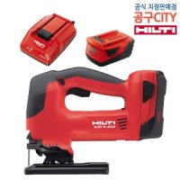 힐티 배터리 2개 충전기 SET 무선직소 직소날5개포함 직쏘 목재 금속 견고한내구성 HILTI SJD6-A22