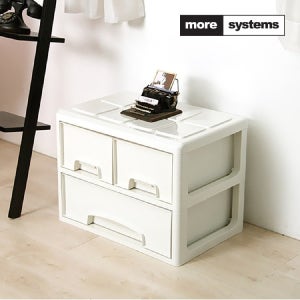 모아시스템즈 베이비 2단 서랍장 트윈1 플라스틱서랍장 수납장 정리함