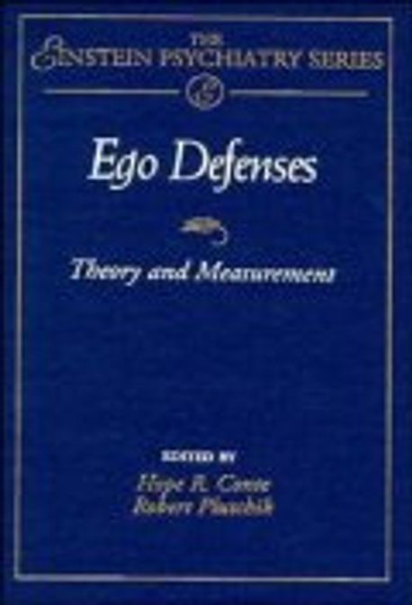 Ego Defenses:Theory & Measurement Paperback