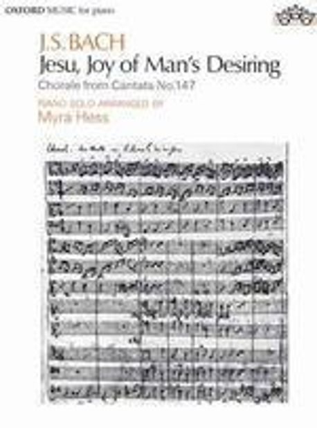 Jesus, joy of man's desiring : Chorale from cantata No.147.  - [sccore]