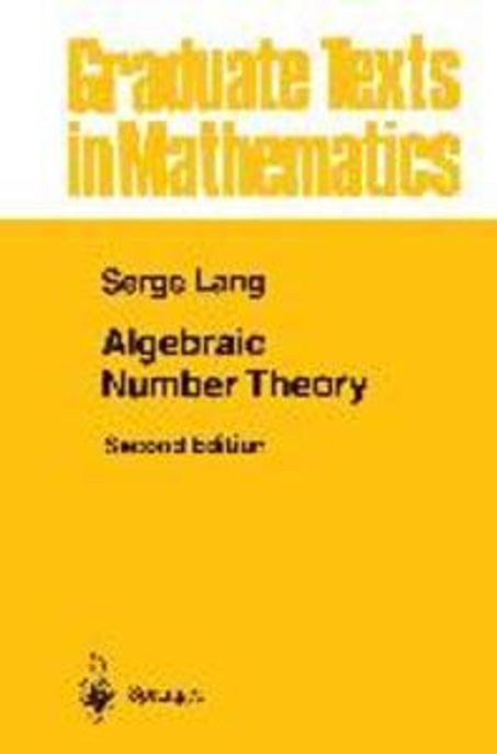 Algebraic Number Theory Paperback