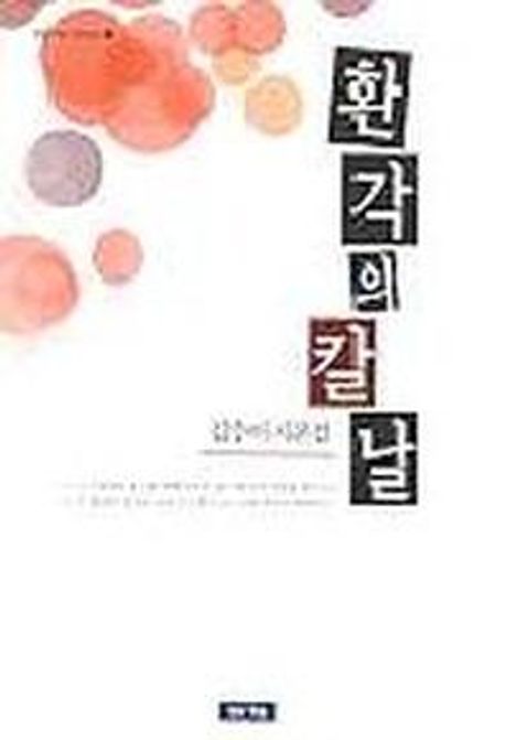 환각의 칼날 : 김수이 시론집