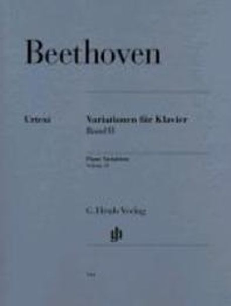 Variationen für Klavier - [score]. Band II