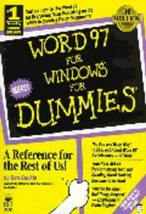 Word 97 for Windows for Dummies (Serial) Paperback