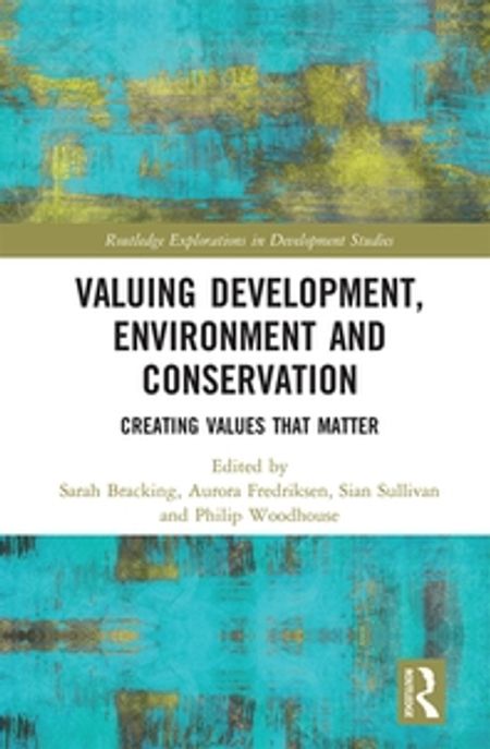 Valuing Development, Environment and Conservation: Creating Values That Matter (Creating Values That Matter)