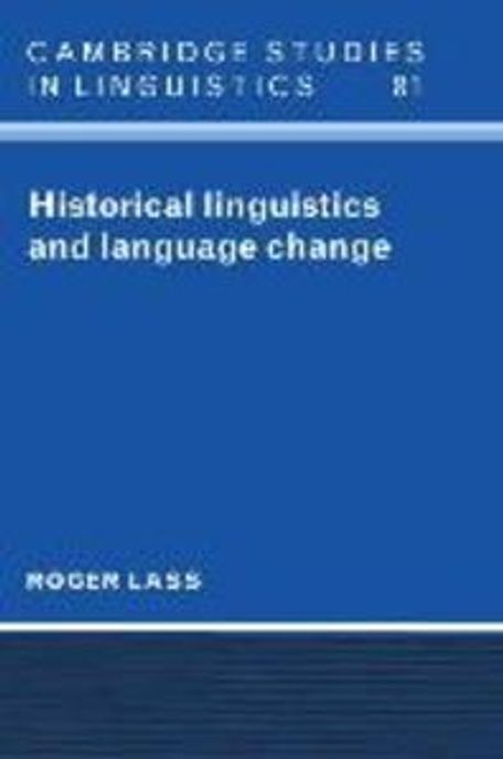 Historical Linguistics and Language Change Paperback