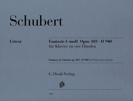 Fantasie f-moll Opus 103·D940 fur Klavier zu vier Handen.  - [score] : Fantasy in f minor op.103 · D 940 for Piano Four-hands