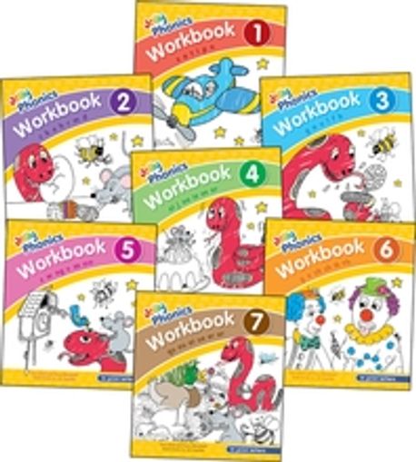 Jolly Phonics Workbooks 1-7 Paperback (In Print Letters (American English Edition))