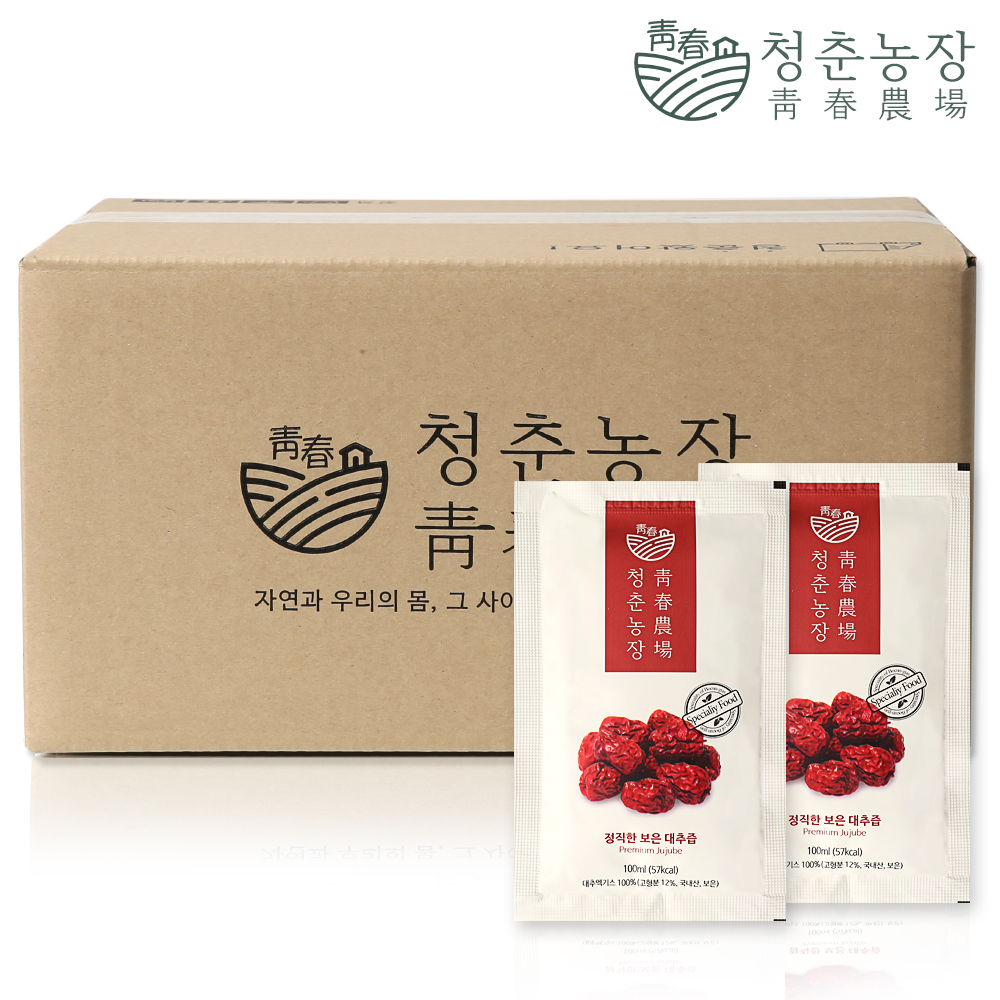 <b>청춘농장</b> 보은 대추즙 실속형 120포
