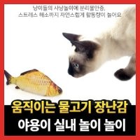 움직이는 물고기 생선 인형 고양이 야옹이 장난감 놀이 기구