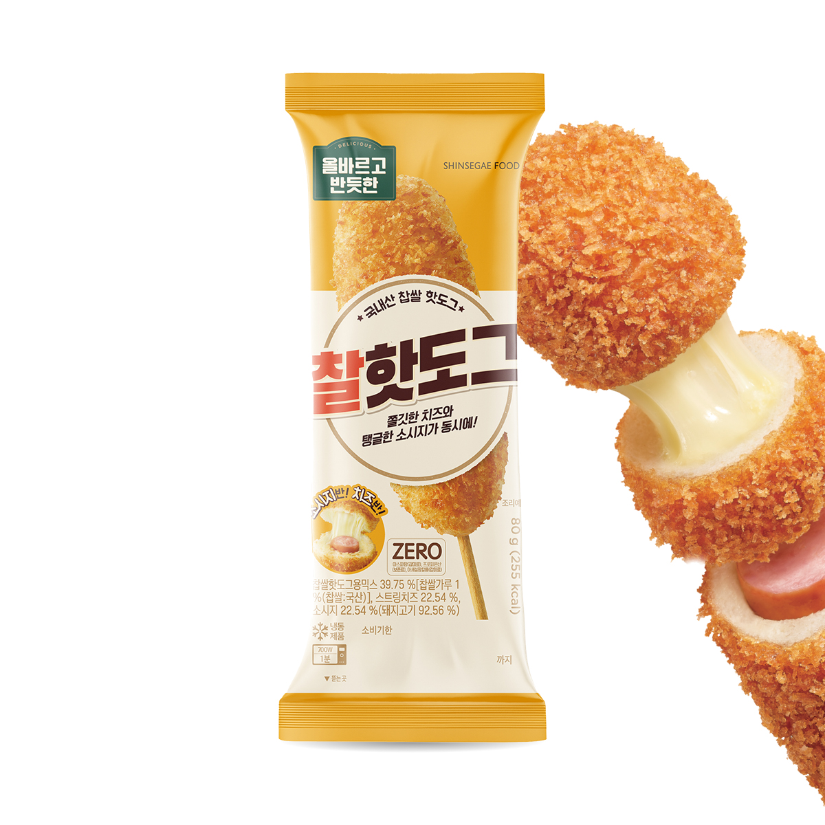 신세계푸드 올바르고반듯한 찰핫도그