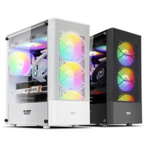 darkFlash DK200 MESH RGB ADVANCED 강화유리 (화이트)