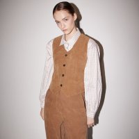 비슬래쉬비 Corduroy vest camel