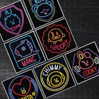 DIY 보석십자수 BT21 와펜 25x25