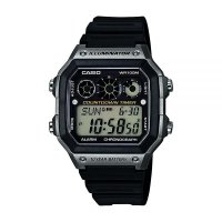 카시오 Casio 남성용 일루미네이터 디지털 디스플레이 쿼츠 시계 AE-1300WH-8AVCF