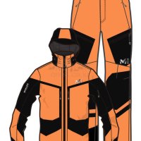 2223 밀레 주니어 스키복 세트 2223 MILLET_(SET-02)_JUNIOR SKI JACKET + JUNIOR SKI PANTS_ORANGE/BLACK_키즈/주니어/멜빵O