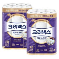 크리넥스 크리넥스 데코앤소프트 부케향 30롤 화장지 x2팩 (특별기획)